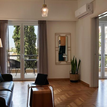 Chic One Bd Apartment With Hilton View Atenas Exterior foto