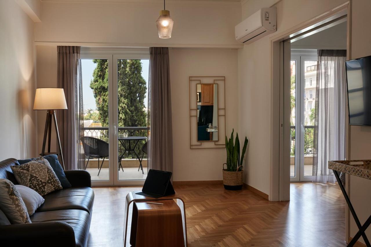 Chic One Bd Apartment With Hilton View Atenas Exterior foto