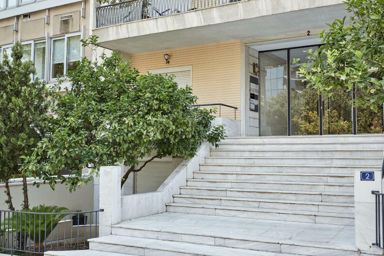 Chic One Bd Apartment With Hilton View Atenas Exterior foto