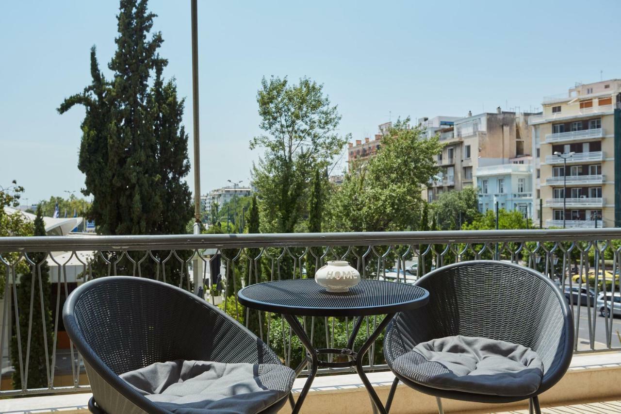 Chic One Bd Apartment With Hilton View Atenas Exterior foto